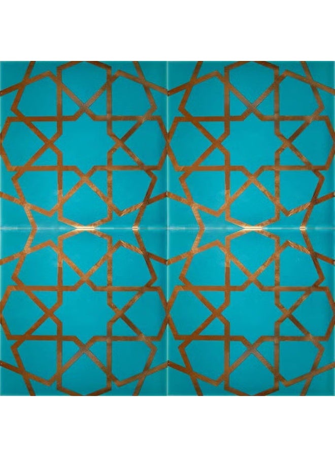 بلاط أرمايدا 20x20 سم SP 89 تركواز معدني بلاط كوتاهيا - Image 2